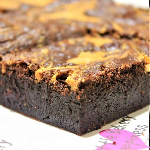 PEANUT BUTTER GLUTEN-FREE BROWNIES