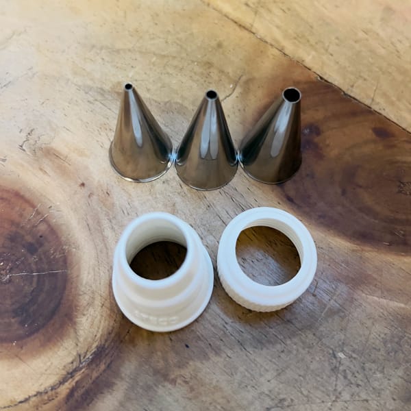 WRITING PIPING TIPS AND COUPLER