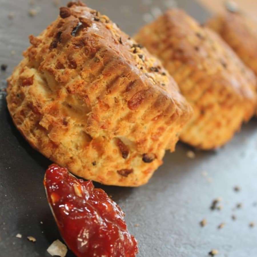 Gluten-free savoury scones